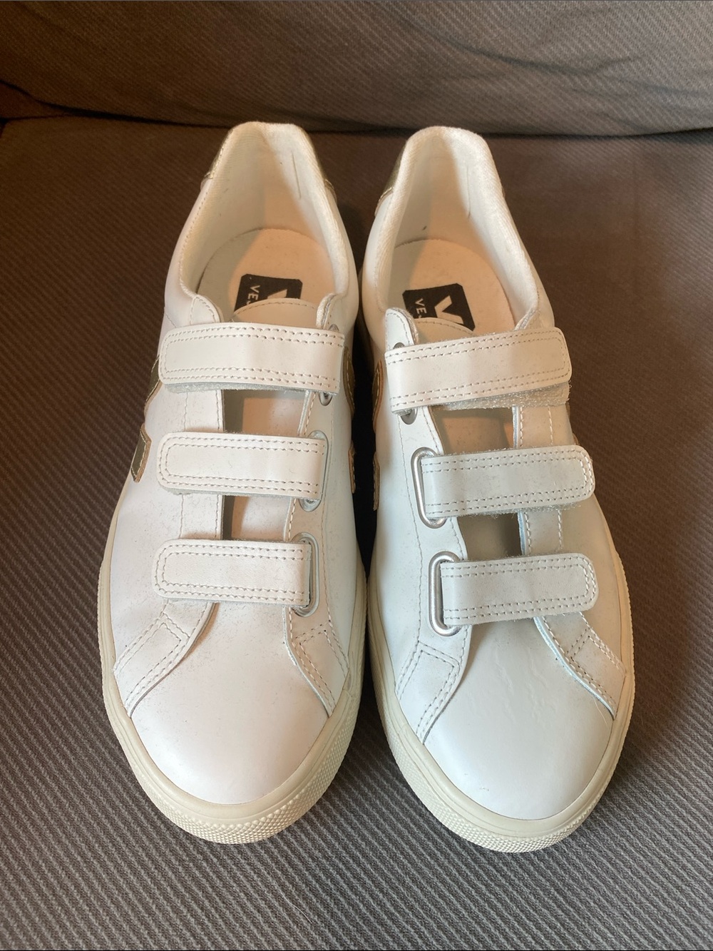 Veja Sneakers Recife in Platine